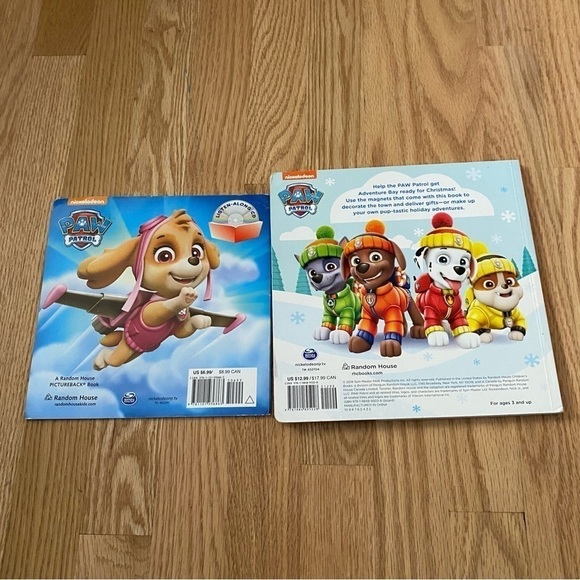 Paw Patrol Book Bundle Lot High Flying Skye Pawsome Christmas Kids Children - Picture 3 of 3